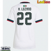 Mexico Hirving Lozano #22 Replica Away Shirt Ladies World Cup 2026 Short Sleeve